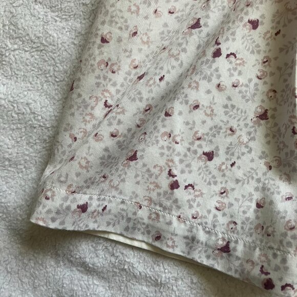 Little White Company 3-6M Cream Floral Smocked Dress GUC Baby Girl - Picture 7 of 16